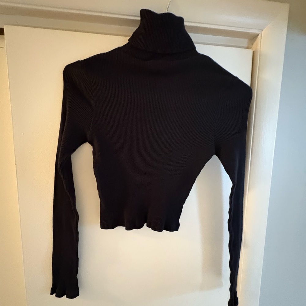 Top Shop Black Crop Top